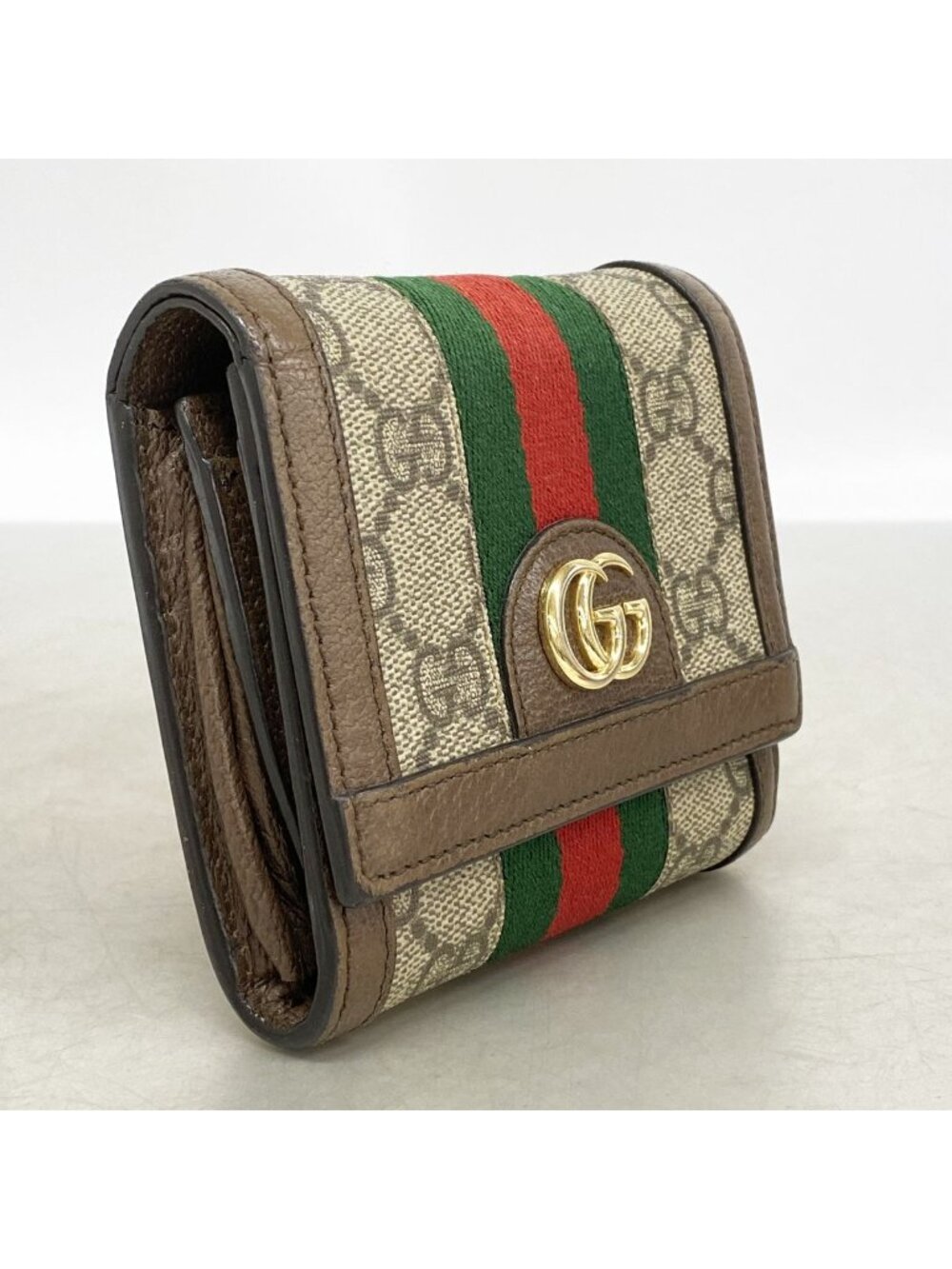 Gucci Wallet Ophidia Brown Gold - Picture 2 of 8